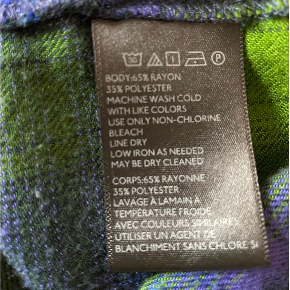 BDG Oversized Batwing Flannel Shirt. Medium EUC - Picture 4 of 4